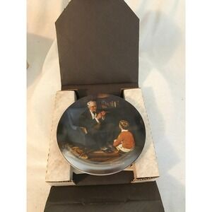 Norman Rockwell Society Decorator Plate Limited Edition Knowle Bradford Exchange